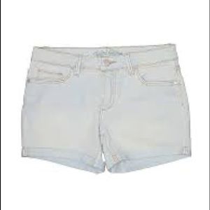 Faded Glory Light Wash Jean Shorts Cutoff Size 8